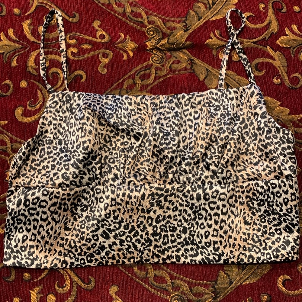 Glassons Ombre Leopard Crop To NWT